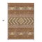 Edge Collections - 5' x 8' - Orange - Southwestern Washable Area Rug for Indoor and Outdoor Spaces - 1 Piece